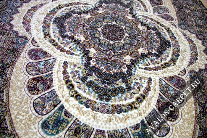 Ковер 20250A oval CREAM / NAVY