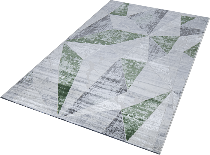 Ковер 37515A stan GREEN FLS / L.GREY