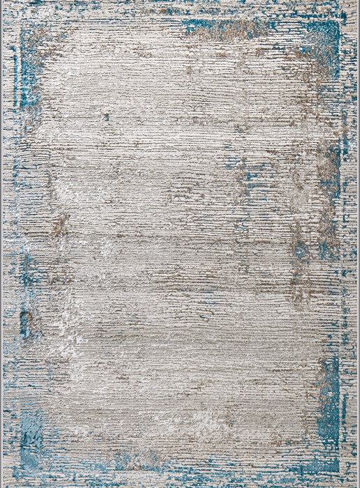 Ковер 38548A r BLUE FLS / CREAM FLS