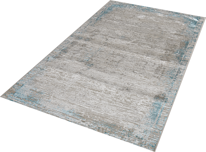 Ковер 38548A r BLUE FLS / CREAM FLS