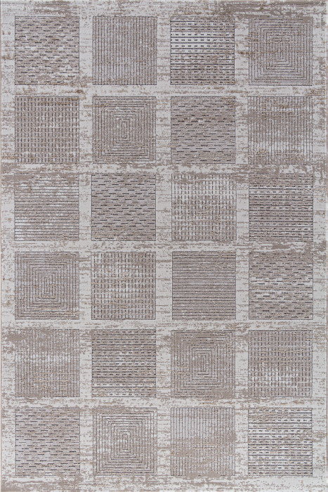 Ковер 04251A - BEIGE FDY / CREAM HB - Прямоугольник - коллекция NOVA