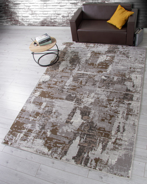 Ковер F238 - GRAY-BEIGE - Прямоугольник - коллекция GRAFF