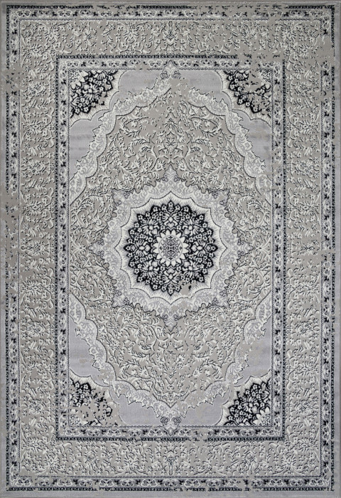 Ковер F294 - DARK GRAY - Прямоугольник - коллекция PALERMO