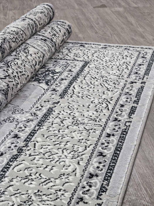 Ковер F294 - DARK GRAY - Прямоугольник - коллекция PALERMO