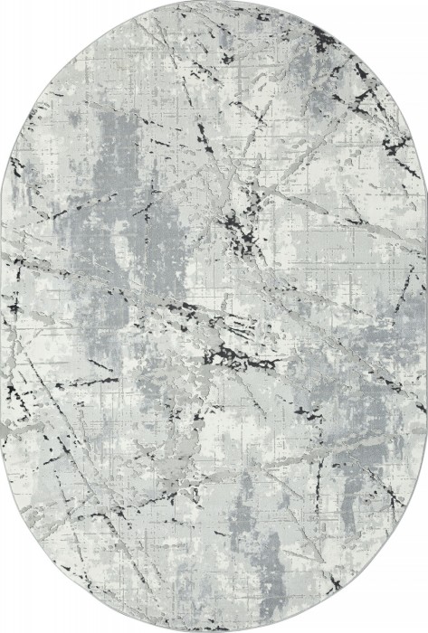 Ковер GL039G - GREY / GREY - Овал - коллекция NENSI