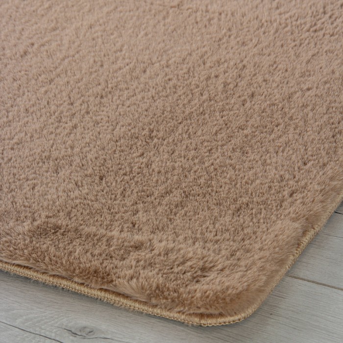 Ковролин плюшевый Rabbit Коричневый