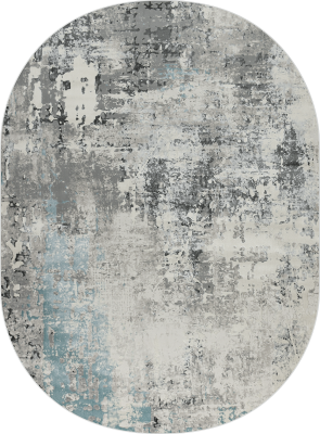 Ковер 36540A oval BLUE / L.GREY