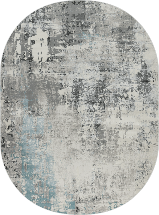 Ковер 36540A oval BLUE / L.GREY