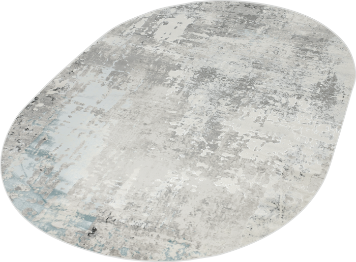 Ковер 36540A oval BLUE / L.GREY