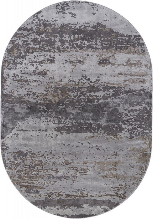Ковер 2788 - GRAY-BEIGE - Овал - коллекция GRAFF
