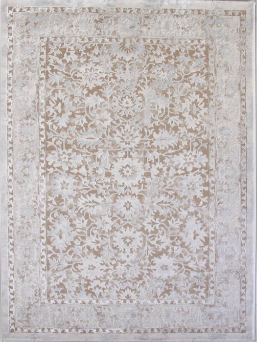 Ковер 9256A - S.BEIGE / P.WHITE - Прямоугольник - коллекция AMELI