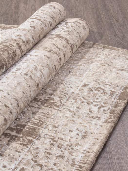 Ковер A396AC - C.POLY L.GREY / C.POLY GREY - Прямоугольник - коллекция TEMPO