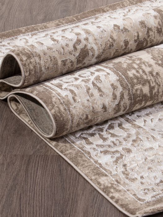 Ковер A396AC - C.POLY L.GREY / C.POLY GREY - Прямоугольник - коллекция TEMPO