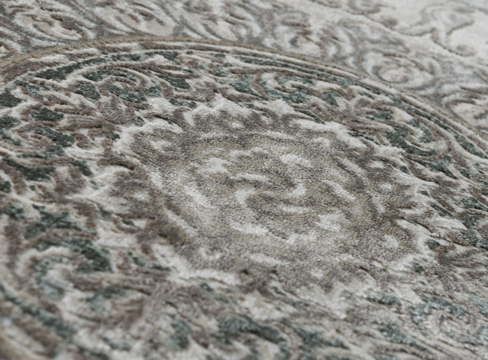 Ковер 37545A daire GREEN / CREAM