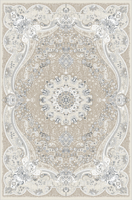 Ковер F648 - LIGHT BEIGE - Прямоугольник - коллекция GRAFF