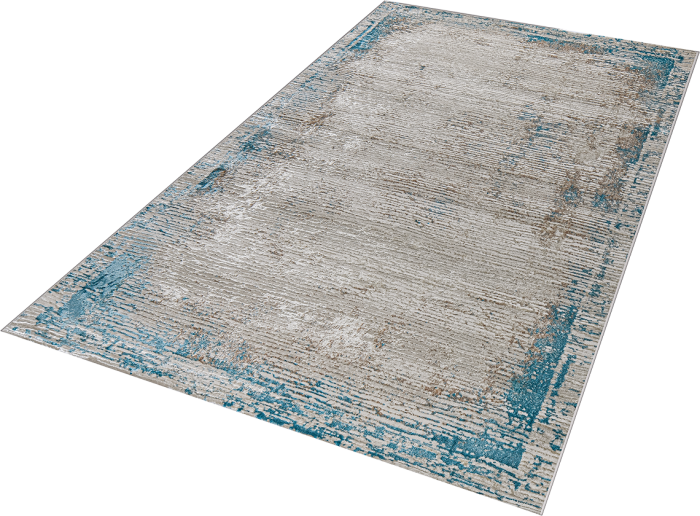 Ковер 38548A stan BLUE FLS / CREAM FLS