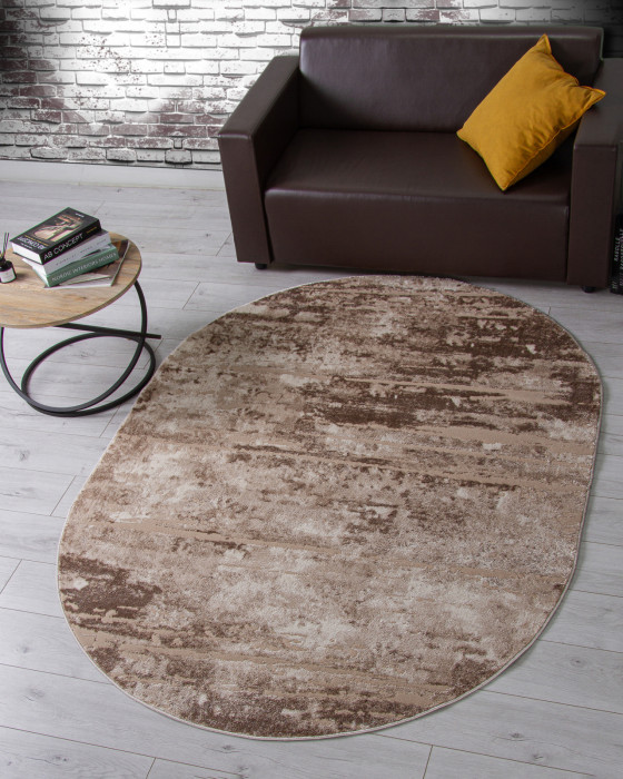 Ковер F176 - BEIGE - Овал - коллекция ALABAMA