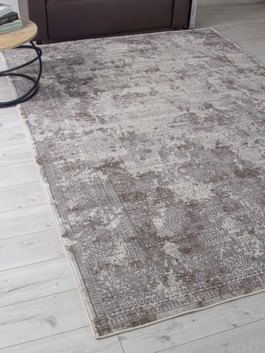 Ковер F239 - GRAY-BEIGE - Прямоугольник - коллекция GRAFF