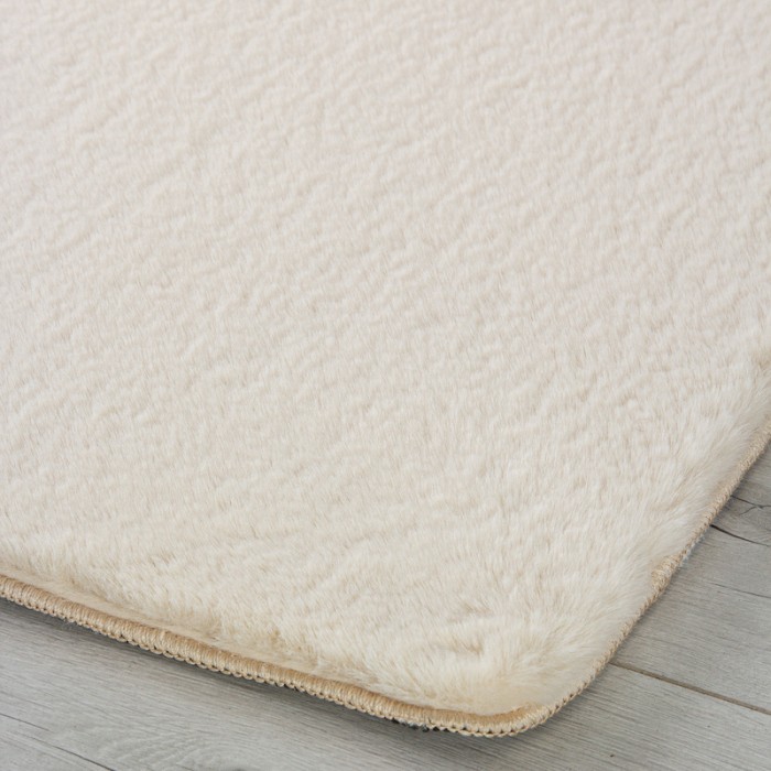 Ковролин плюшевый Rabbit Бежевый