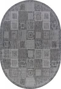 Ковер KAIR ( КАИР) S138 - DARK-GRAY ( Овал )