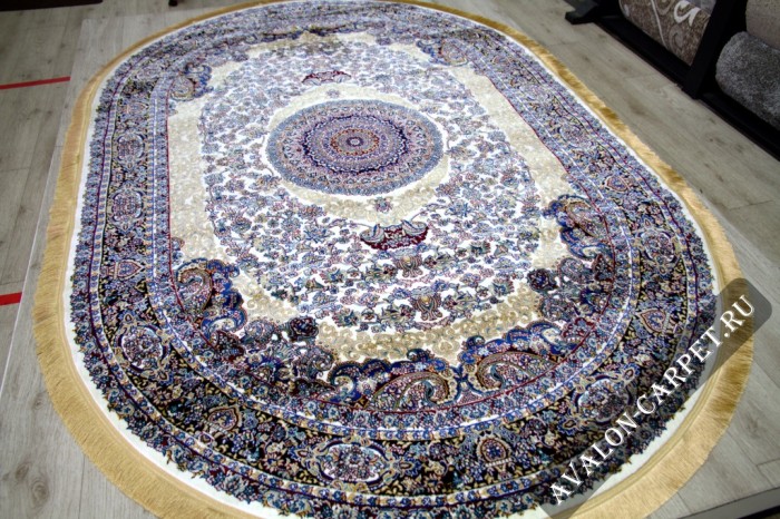 Ковер 20270A oval L.CREAM / TIFFANY