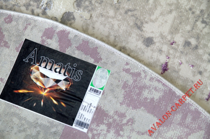 Ковер 36540A oval GREY / LILA