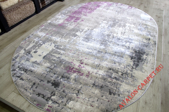 Ковер 36540A oval GREY / LILA
