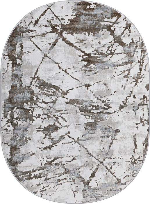 Ковер 38894A oval BEIGE FLS / BEIGE FL