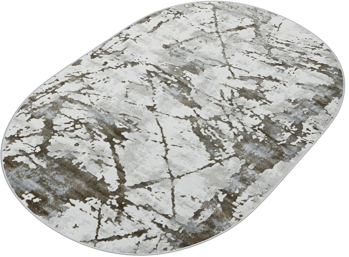 Ковер 38894A oval BEIGE FLS / BEIGE FL