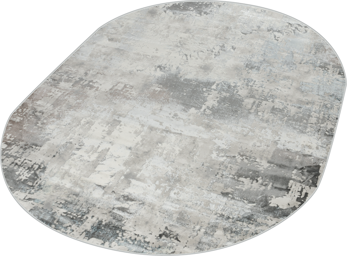 Ковер N0072A oval GREY / BLUE