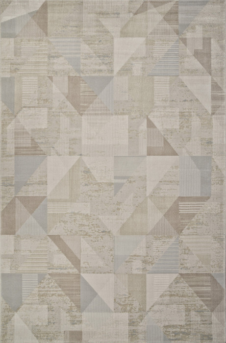 Ковер F416AD - BEIGE / L.BROWN - Прямоугольник - коллекция AFINA