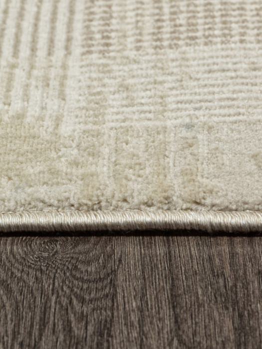 Ковер F416AD - BEIGE / L.BROWN - Прямоугольник - коллекция AFINA