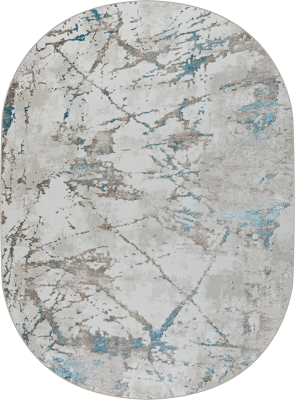 Ковер 38894A oval BLUE FLS / BEIGE FLS