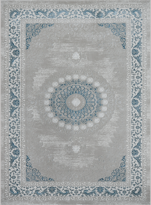 Ковер 39888A stan BLUE FLS / BEIGE COK