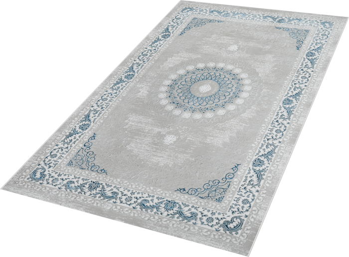 Ковер 39888A stan BLUE FLS / BEIGE COK