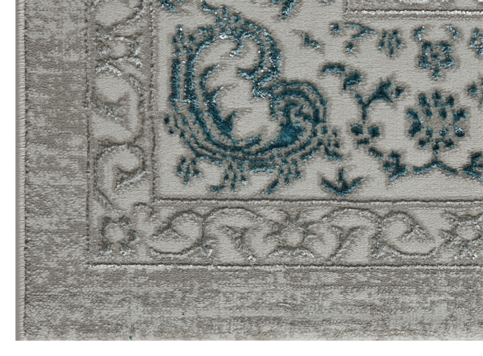 Ковер 39888A stan BLUE FLS / BEIGE COK