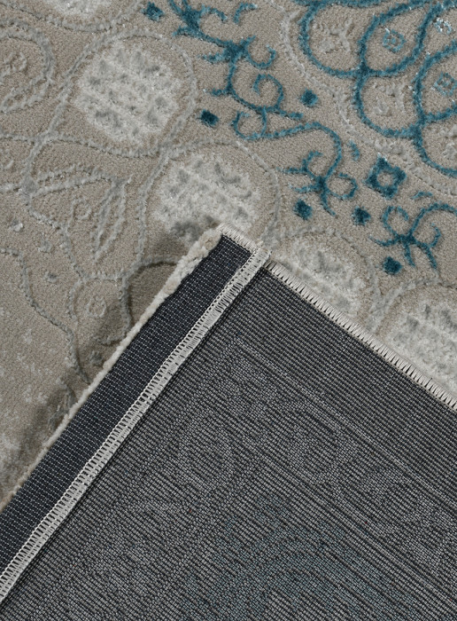 Ковер 39888A stan BLUE FLS / BEIGE COK