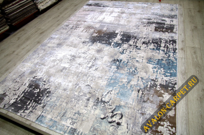 Ковер N0072A stan GREY / BLUE