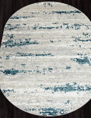 Ковер F298 - GRAY - Овал - коллекция PALERMO