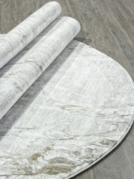 Ковер GL071E - BROWN / BROWN - Овал - коллекция NENSI