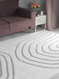Ковер RABBIT CARVING ( РЭББИТ КАРВИНГ ) PX4002 - CREAM / GRAY