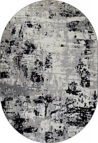 Ковер PALERMO ( ПАЛЕРМО ) F284 - DARK GRAY ( Овал )