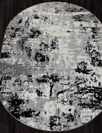 Ковер PALERMO ( ПАЛЕРМО ) F284 - DARK GRAY ( Овал )