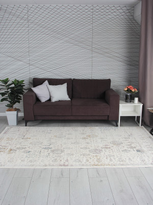 Ковер 9308C - S.WHITE / P.CREAM - Прямоугольник - коллекция LILY