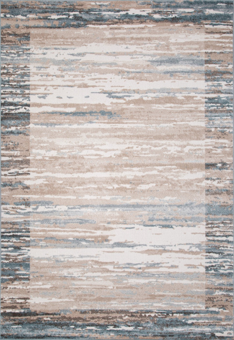 Ковер D983 - BEIGE-BLUE - Прямоугольник - коллекция NATUREL