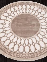 Ковер SAFIR ( САФИР ) 00842A - BROWN / BROWN ( Круг )