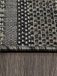 Ковер KAIR ( КАИР) S139 - BLACK-GRAY ( Овал )