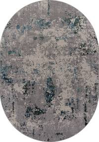 Ковер LIMAN ( ЛИМАН ) F477 - GRAY-BLUE ( Овал )
