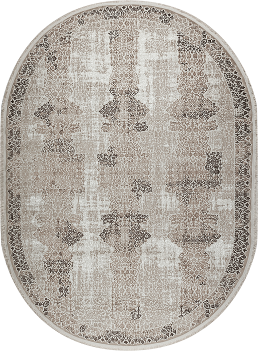 Ковер 36937A oval BROWN / BEIGE