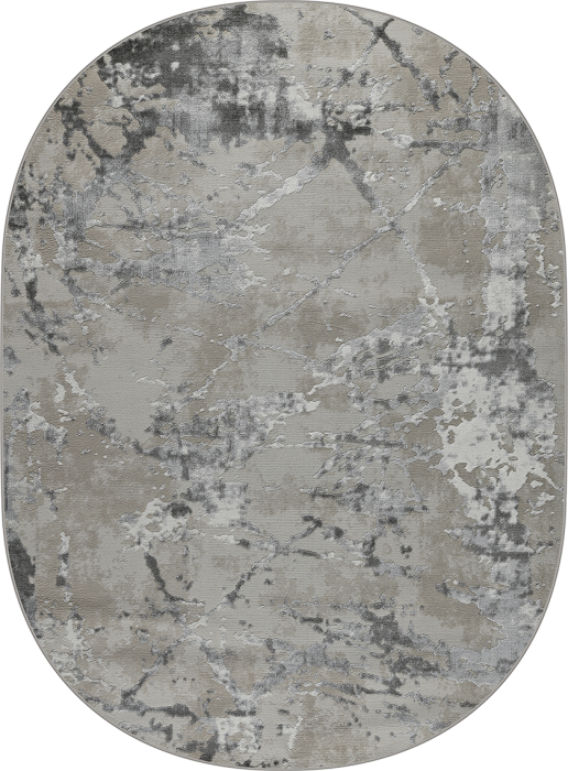 Ковер 38894A oval GREY / L.GREY